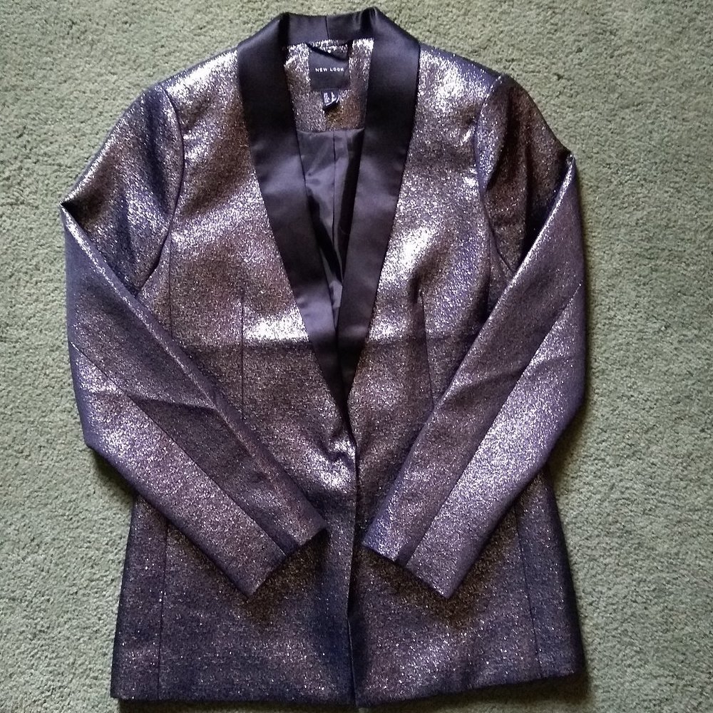 Silver Suit Blazer